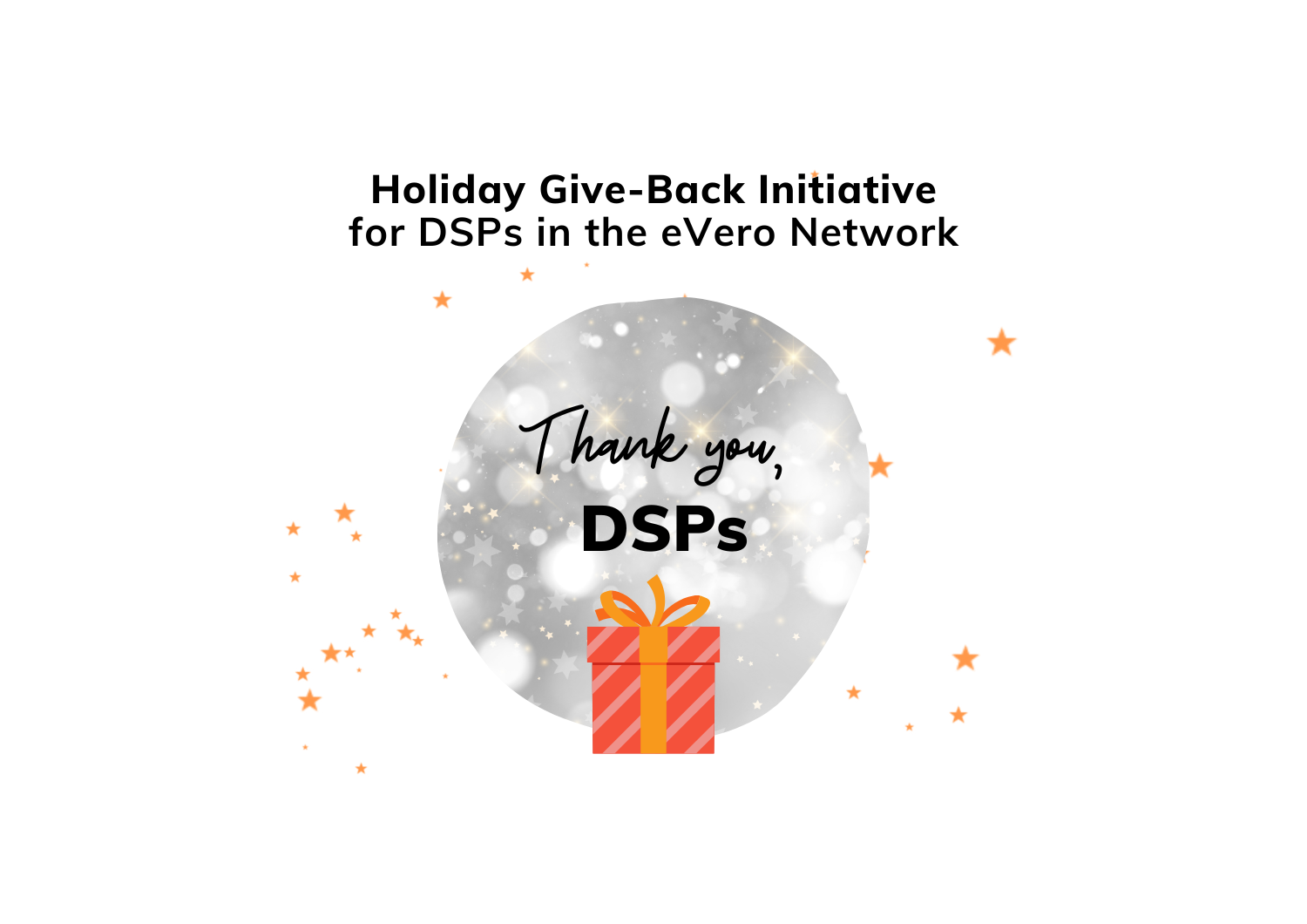 Holiday give-back for Direct Support Professionals