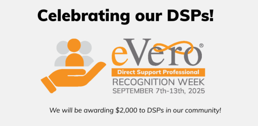 Nominate your favorite Direct Support Professional for a chance to win one of twenty $100 gift cards!  Submissions will be accepted through September 14, 2025, at 11:59 PM ET.